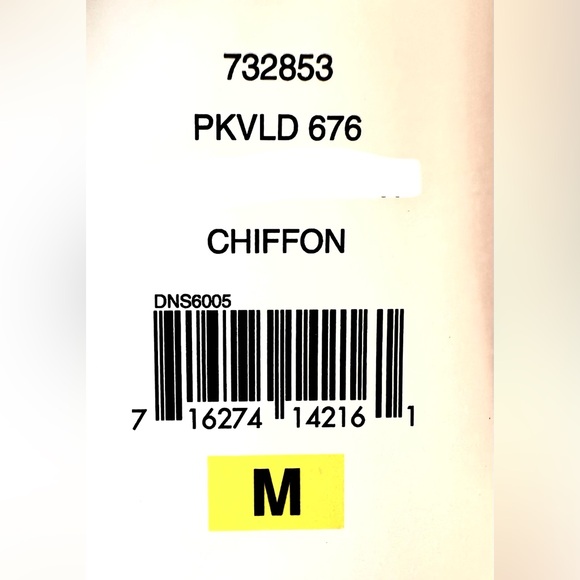 NWT Betsey Johnson Feather Trim Chiffon Babydoll Pink Medium - Picture 9 of 9